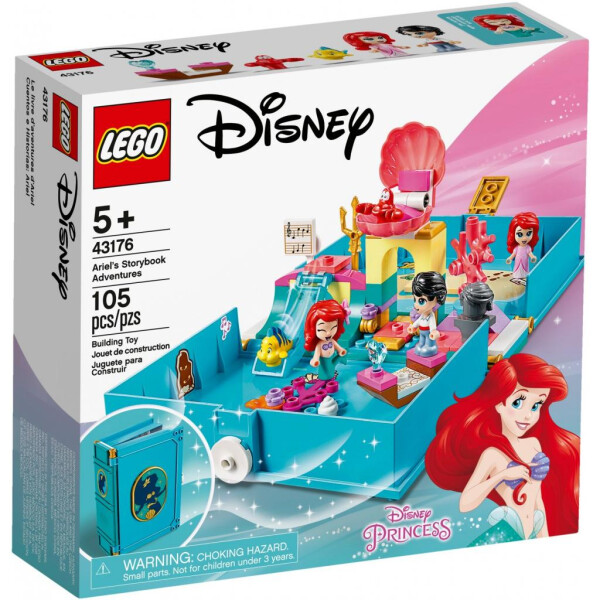 

Конструктор LEGO Disney Princess Книга сказочных приключений Ариэль 105 дет. (43176)