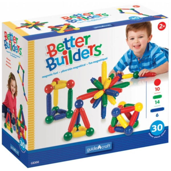 

Конструктор Guidecraft Better Builders, 30 деталей (G8300)