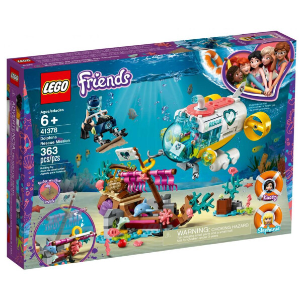 

Конструктор LEGO Friends Спасение дельфинов 363 детали (41378)