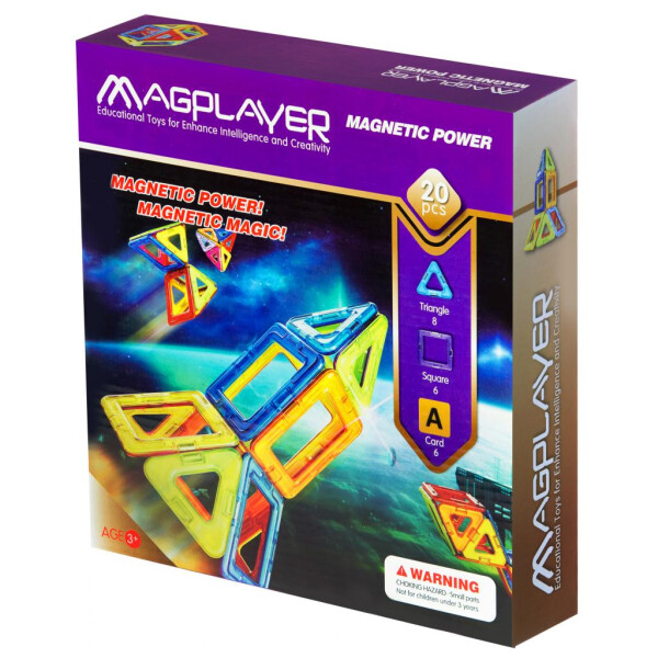 

Конструктор Magplayer Набор 20 элементов (MPA-20)