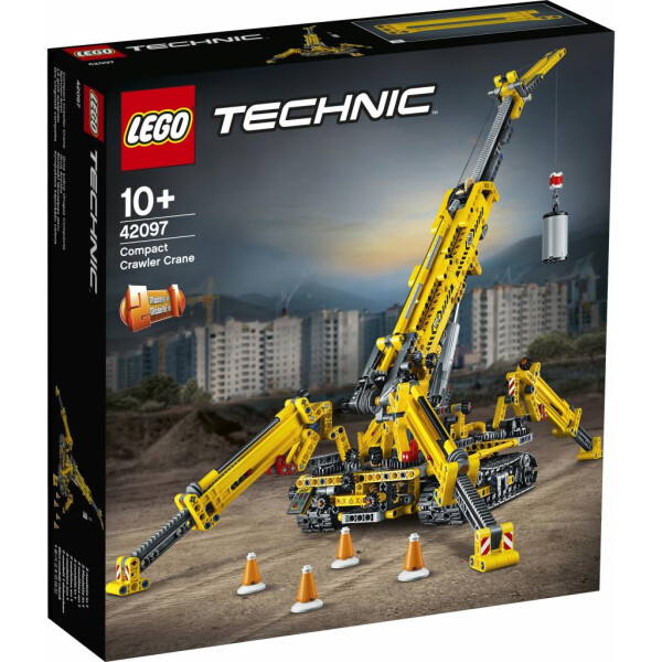 

Конструктор LEGO TECHNIC Компактактный гусеничный кран 920 деталей (42097)