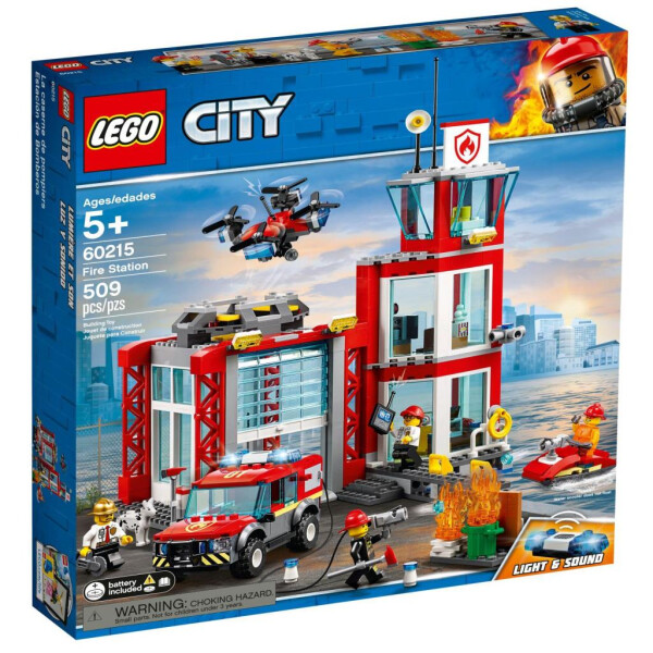 

Конструктор LEGO City Пожарное депо 509 деталей (60215)