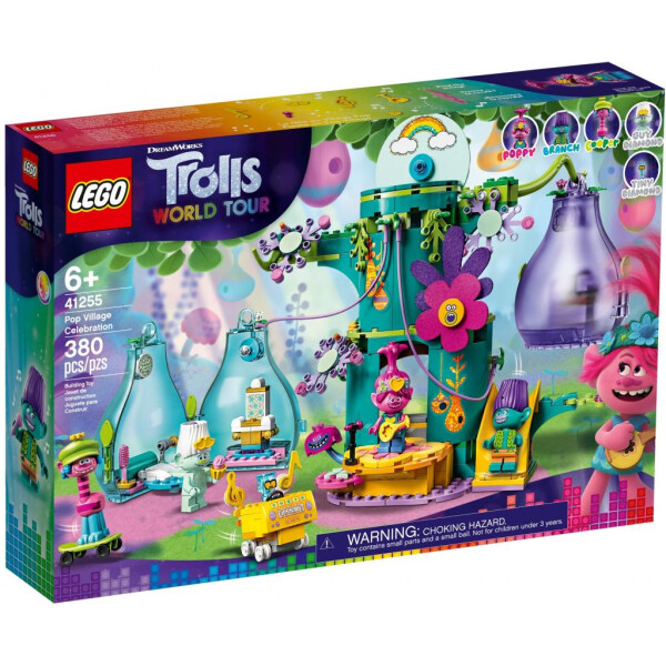 

Конструктор LEGO Trolls Концерт в городе Рок-на-Вулкане 387 деталей (41255)