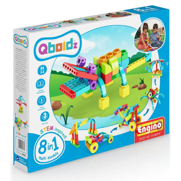 

Конструктор Engino QBOIDZ 8в1–Животные (QB08A)