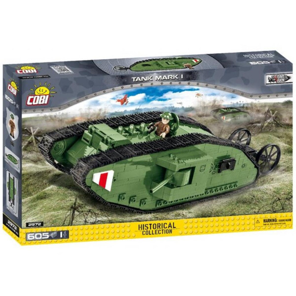 

Конструктор Cobi Танк Марк 1 605 деталей (COBI-2972)