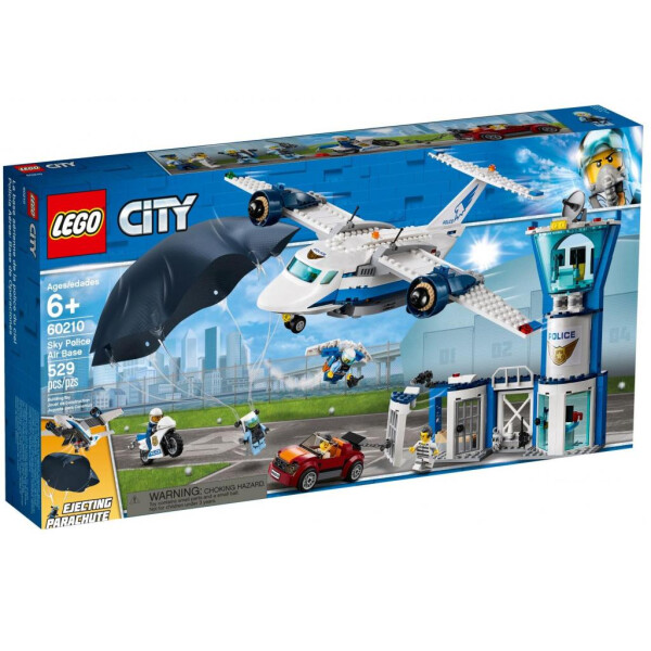 

Конструктор LEGO City Воздушная полиция: авиабаза 529 деталей (60210)