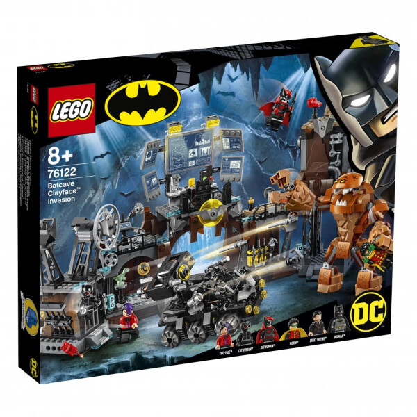 

Конструктор LEGO Super Heroes DC Comics Вторжение Глиноликого в бэт-пещеру (76122)