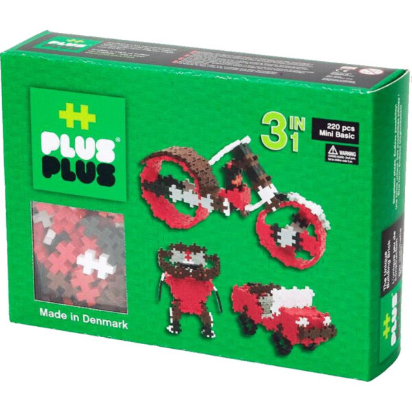 

Конструктор Plus-Plus Mini Обычный 220 деталей (PP-3710)