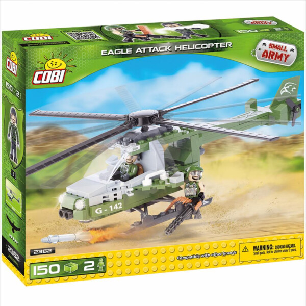 

Конструктор Cobi Атакующий вертолет Eagle 150 деталей (COBI-2362)