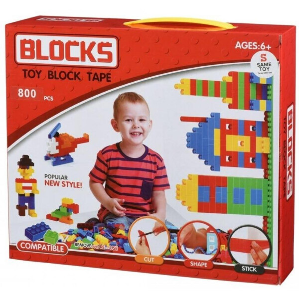 

Конструктор Same Toy Block Tape (800 ед) (808Ut)