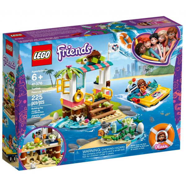 

Конструктор LEGO Friends Спасение черепах 225 деталей (41376)