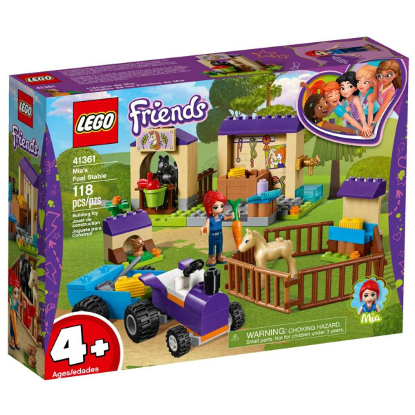 

Конструктор LEGO Friends Конюшня для жеребят Мии 118 деталей (41361)