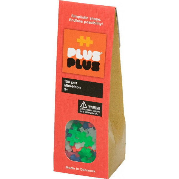 

Конструктор Plus-Plus Mini Неоновый 100 деталей (PP-3304)