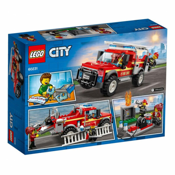 

Конструктор LEGO City Грузовик начальника пожарной охраны 201 деталь (60231)