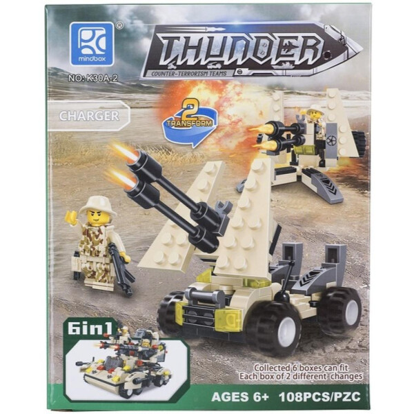 

Конструктор Mindbox THUNDER RAIDERS в ассорт (K30A)