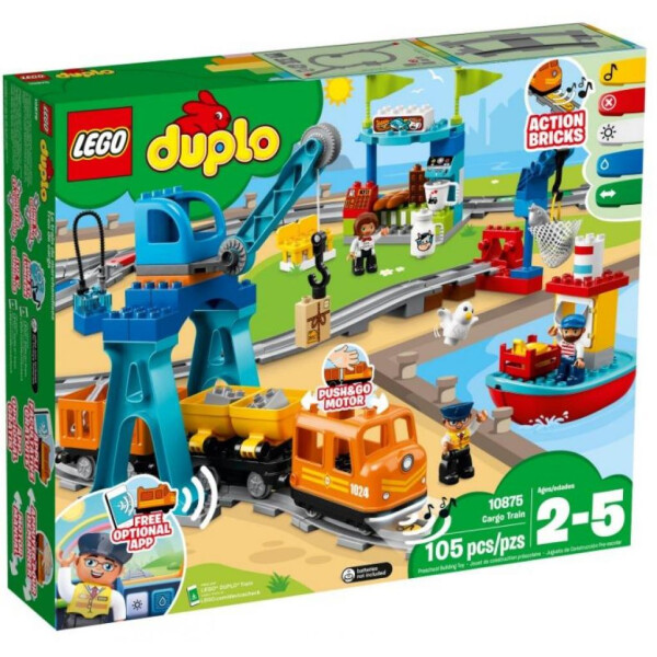 

Конструктор LEGO Грузовой поезд 105 деталей (10875)
