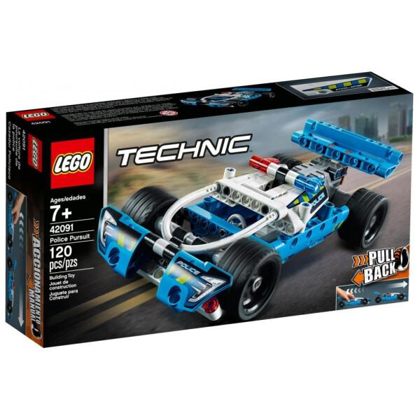 

Конструктор LEGO TECHNIC Полицейская погоня 120 деталей (42091)