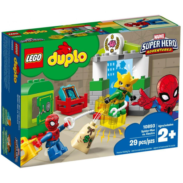 

Конструктор LEGO DUPLO Человек-Паук против Электро 29 деталей (10893)