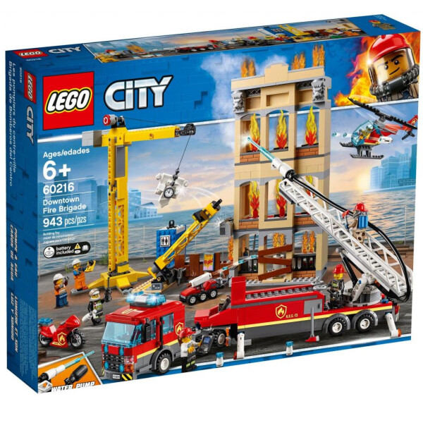 

Конструктор LEGO City Центральная пожарная станция 943 детали (60216)