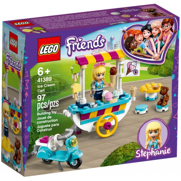

Конструктор LEGO Friends Тележка с мороженым 97 деталей (41389)