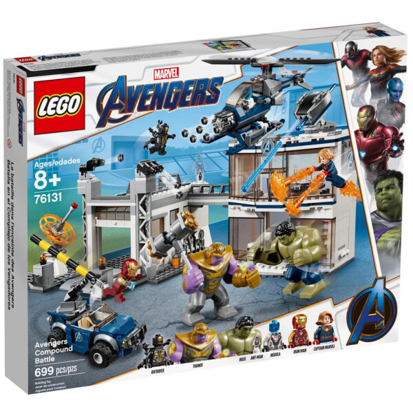 

Конструктор LEGO Marvel Comics Битва на базе Мстителей 699 деталей (76131)