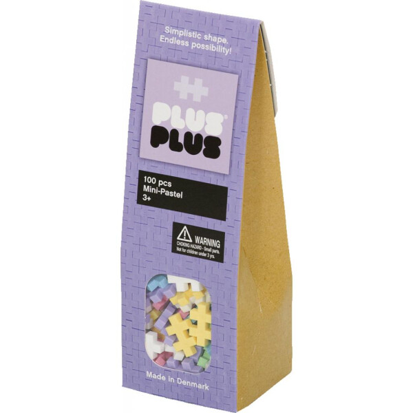 

Конструктор Plus-Plus Mini Пастельный 100 деталей (PP-3305)