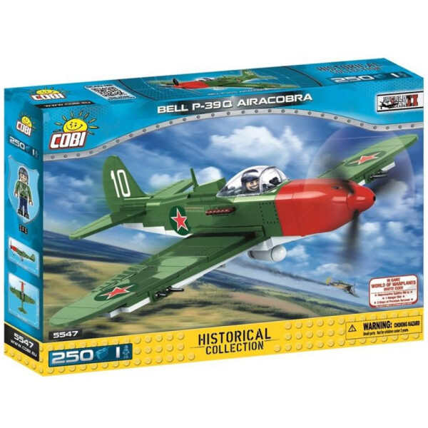 

Конструктор Cobi Самолет BELL P-39Q Аэрокобра 250 деталей (COBI-5547)