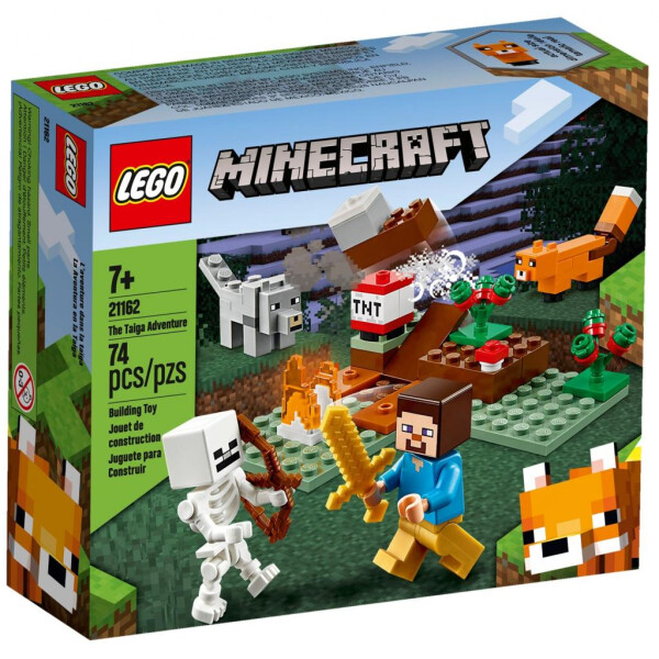 

Конструктор LEGO Minecraft Приключения в тайге 74 детали (21162)