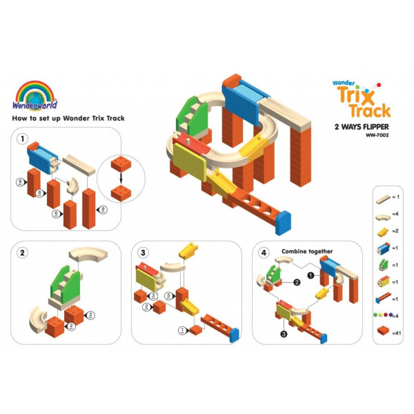 

Конструктор WonderWorld Trix Track Флиппер (WW-7002)