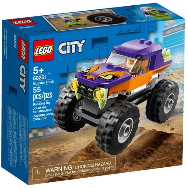 

Конструктор LEGO City Great Vehicles Монстр-трак 55 деталей (60251)