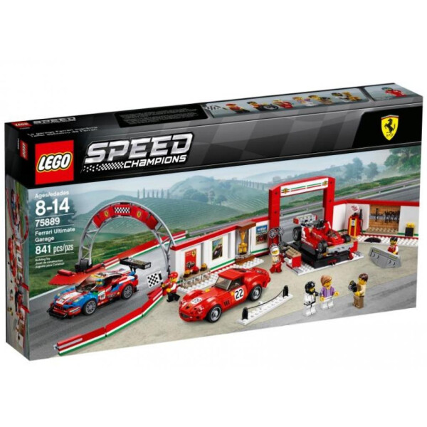 

Конструктор LEGO Speed Champions Гараж Ferrari 841 деталь (75889)