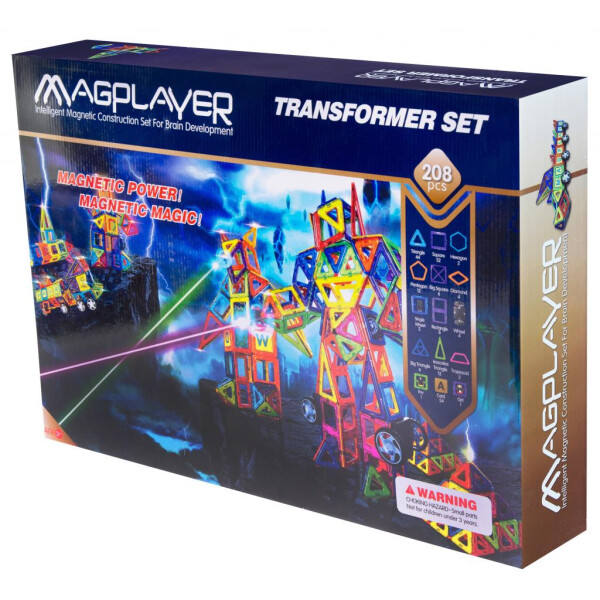 

Конструктор Magplayer Набор 208 элементов (MPB-208)