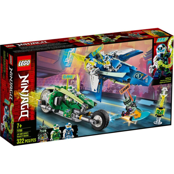 

Конструктор LEGO Ninjago Скоростные машины Джея и Ллойда 322 детали (71709)