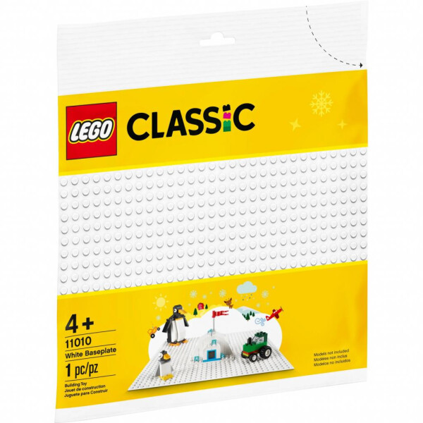 

Конструктор LEGO Classic Белая базовая пластина 1 деталь (11010)