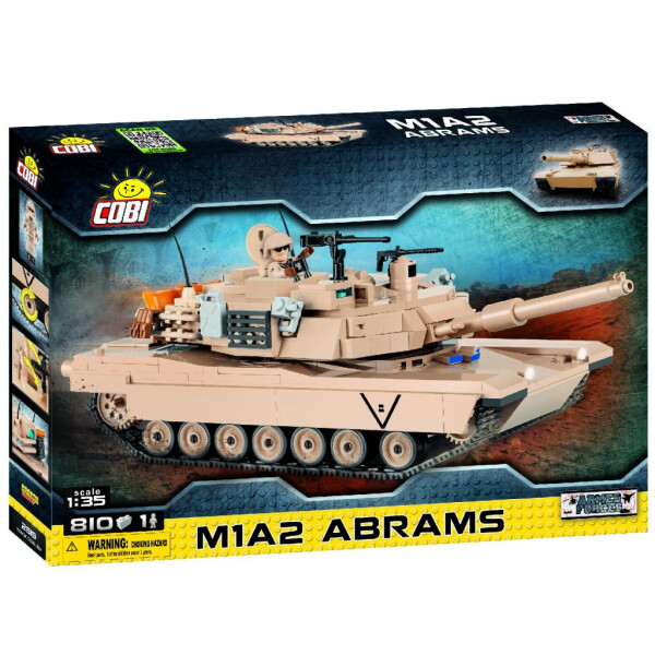 

Конструктор Cobi Танк M1 Абрамс 815 деталей (COBI-2619)