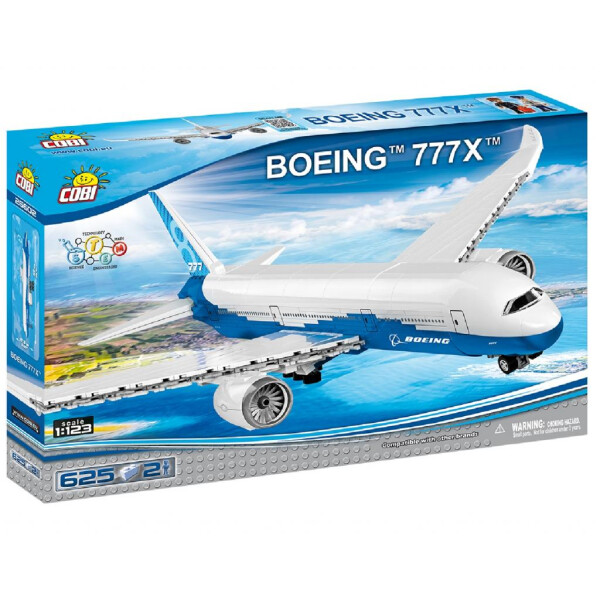

Конструктор Cobi Боинг 777Х 625 деталей (COBI-26602)