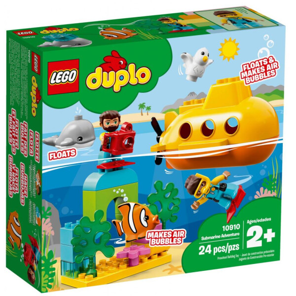 

Конструктор LEGO DUPLO Путешествие субмарины 24 детали (10910)