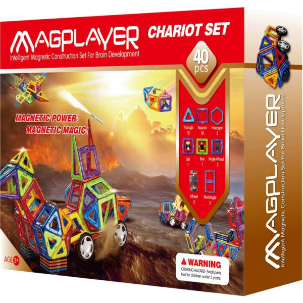 

Конструктор Magplayer Набор 40 элементов (MPB-40)