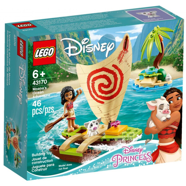 

Конструктор LEGO Disney Princess Морские приключения Моаны 46 деталей (43170)