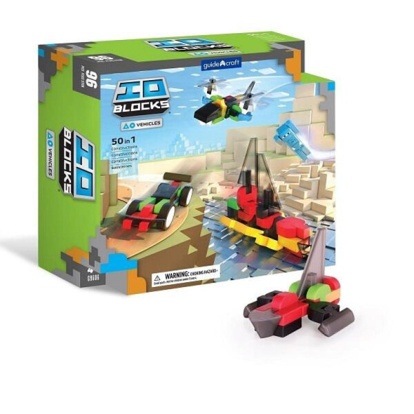 

Конструктор Guidecraft IO Blocks Транспорт 96 деталей (G9606)