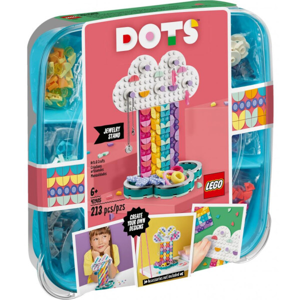 

Конструктор LEGO DOTs Подставка для украшений Радуга 213 деталей (41905)