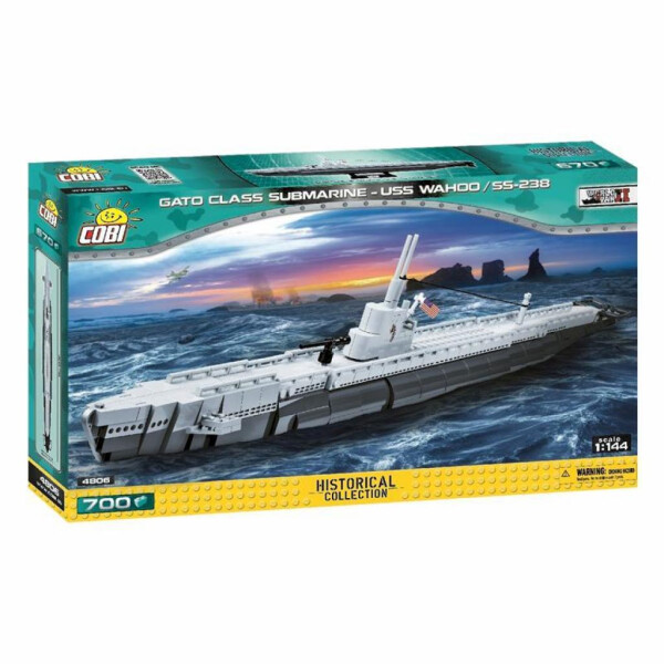 

Конструктор Cobi Подводная лодка Ваху (SS-238), 700 деталей (COBI-4806)