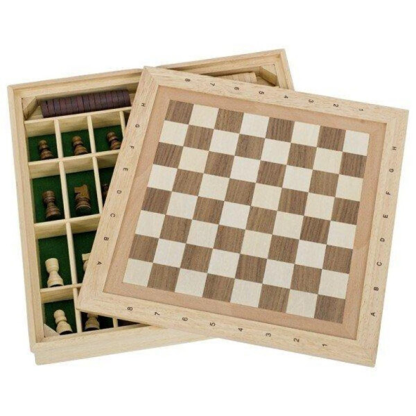 

Настольная игра Goki Шахматы, шашки, мельница (56953G)