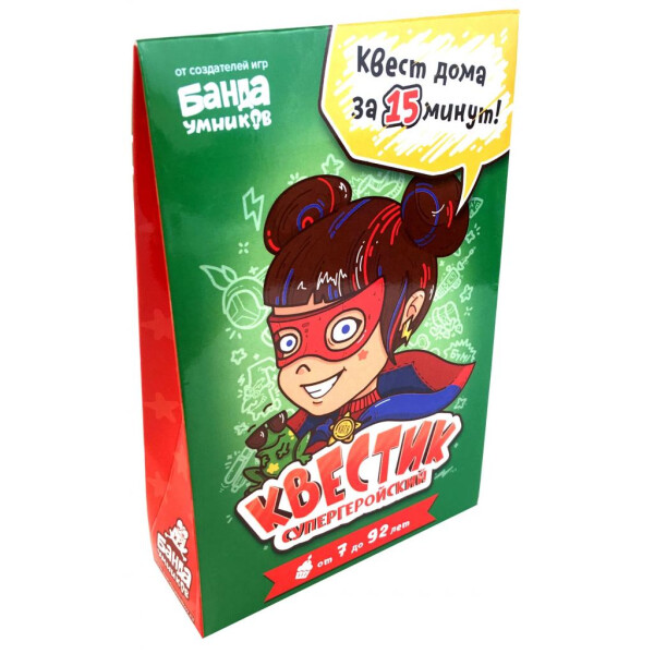 

Настольная игра Банда Умников Квест Супергеройский Катя (УМ157)