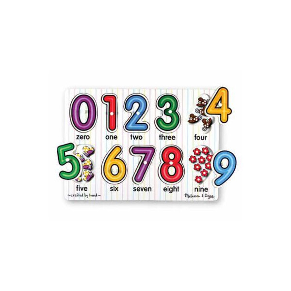 

Развивающая игрушка Melissa&Doug Загляни под число (MD3273)