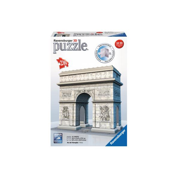 

Пазл Ravensburger 3D Пазл Триумфальная арка (4005556125142)