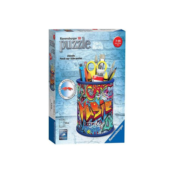 

Пазл Ravensburger 3D Girly Girl Подставка для карандашей. Граффити 54 элемента (RSV-121090)