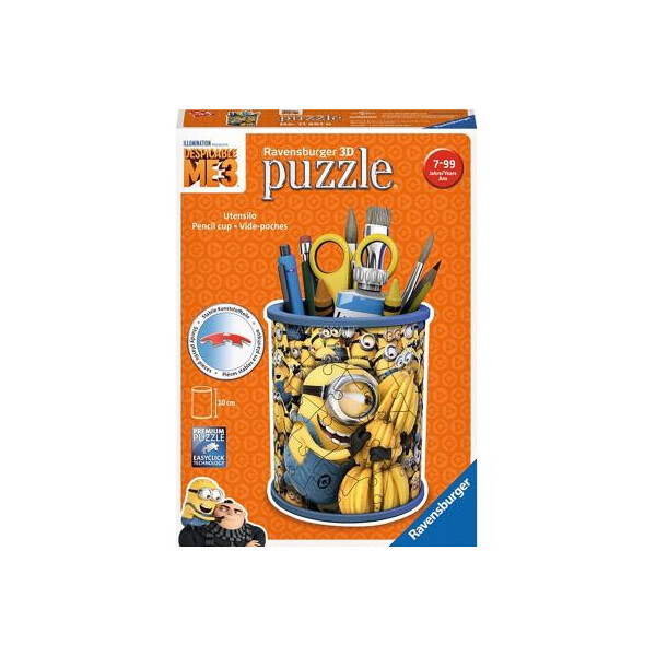 

Пазл Ravensburger 3D Girly Girl Подставка для карандашей Гадкий я 3 54 элемент (RSV-112616)