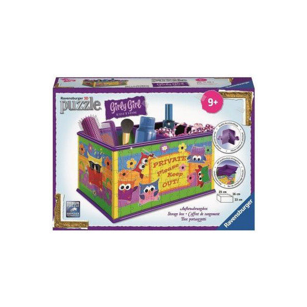 

Пазл Ravensburger 3D Girly Girl. Шкатулка Совы 216 элементов (RSV-121052)