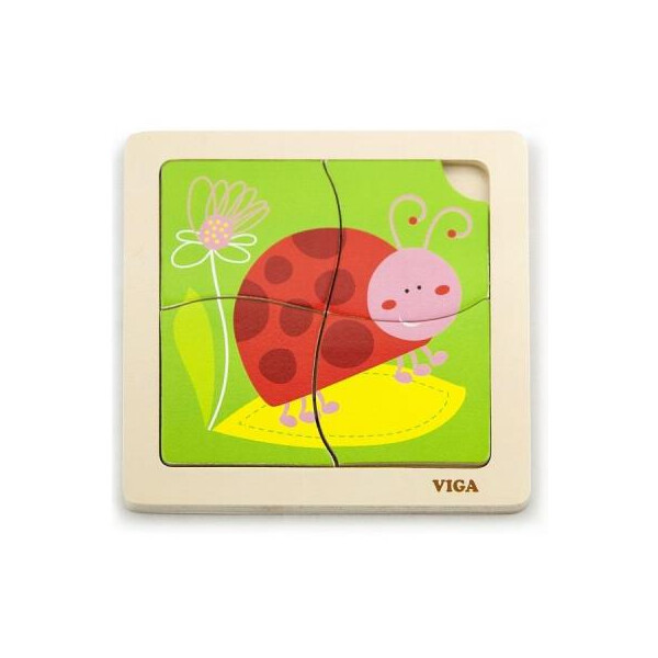 

Пазл Viga Toys Божья коровка (50140)